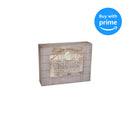 Cottage Garden Be Strong and Courageous Grey Distressed Locket Music Box Plays Amazing Grace