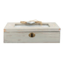 Cottage Garden Daughter Best Things in Life Taupe Wood Locket Music Box Plays You are My Sunshine