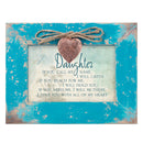 Cottage Garden Daughter Call Listen Need Me Be There Teal Distressed Jewelry Music Box Plays Wonderful World