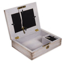 Cottage Garden Granddaughter You are Loved Grey Distressed Locket Music Box Plays Friend in Jesus