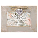 Cottage Garden Make World Special Natural Taupe Wood Locket Music Box Plays What a Wonderful World