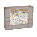 Cottage Garden Make World Special Natural Taupe Wood Locket Music Box Plays How Great Thou Art