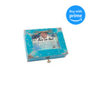 Cottage Garden Light Shines Brighter Like You Teal Distressed Wood Locket Music Box Plays Wonderful World
