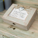 Cottage Garden Grandma I Love You So Much Natural Taupe Jewelry Music Box Plays Edelweiss