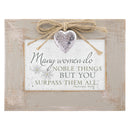 Cottage Garden Many Women Do Noble Things Natural Taupe Jewelry Music Box Plays Amazing Grace