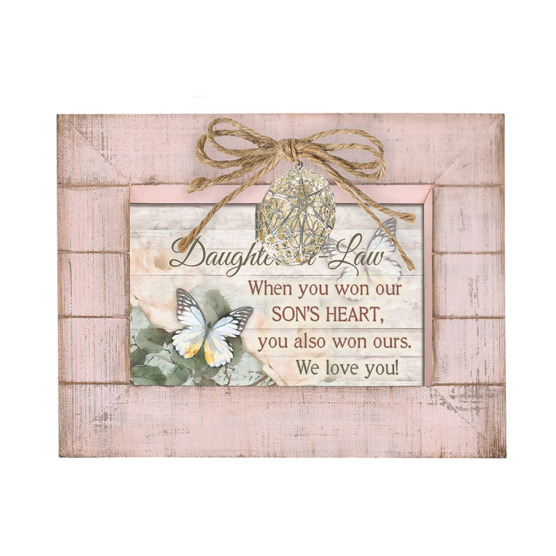 Daughter in Law We Love You Locket Music Box Plays Friend in Jesus