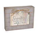 Cottage Garden Grandmas Look with Their Heart Grey Distressed Locket Music Box Plays Edelweiss