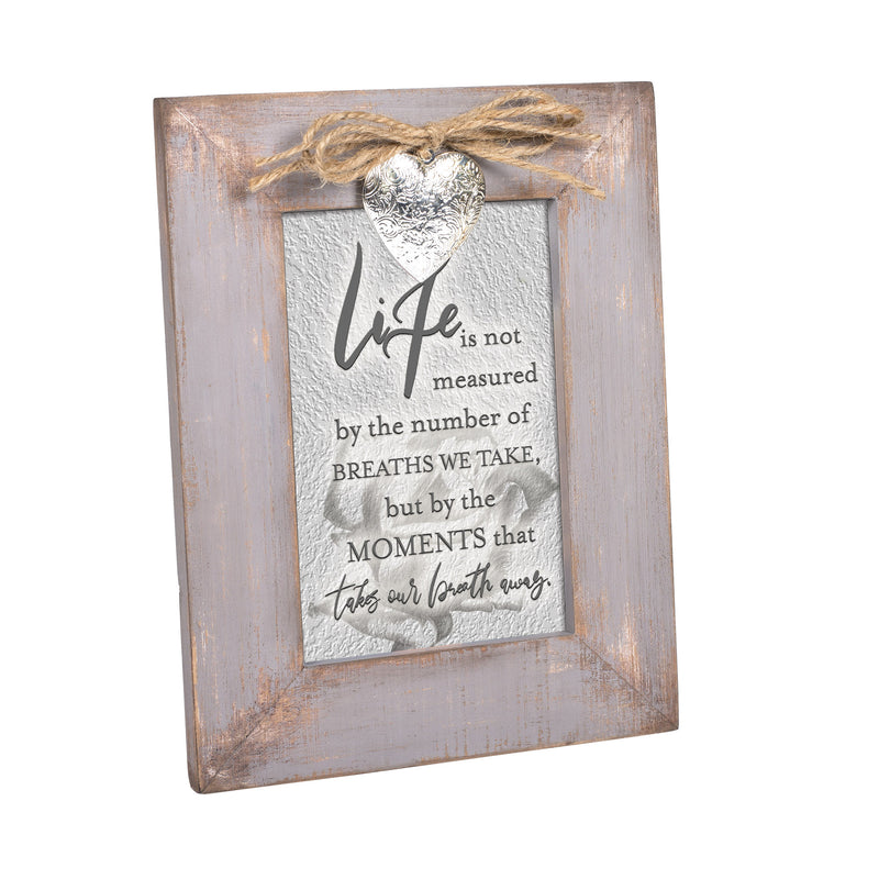 Life is Measured by Moments Grey Locket Picture Frame
