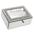 Friends Rhinestone Mirror Music Box Plays That's What Friends Are For
