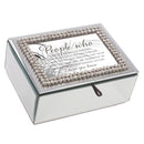 People WhoRhinestone Mirror Music Box Plays Wonderful World