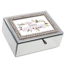 Sister Amazing Rhinestone Mirror Music Box Plays How Great Thou Art