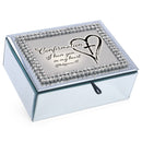Confirmation I Have YouRhinestone Mirror Music Box Plays Amazing Grace