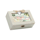 Cottage Garden Always Close Heart Natural Wood Locket Petite Music Box Plays That's What Friends are for
