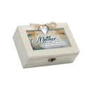 Mother Wood Distressed Locket Music Box Plays Wonderful World