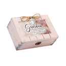 Grandma Blush Distressed Locket Music Box Plays Wonderful World