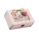 Faith Hope Love Blush Distressed Locket Music Box Plays Amazing Grace