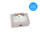 True Friends Hard to Find Natural Taupe Jewelry Music Box Plays Wonderful World