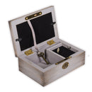 Cottage Garden Love You A Bushel A Peck A Hug Grey Locket Petite Music Box Plays Light Up My Life