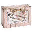 Cottage Garden Mom No Words Express The Love Blush Pink Distressed Locket Petite Music Box Plays How Great Thou Art