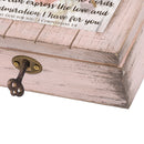 Cottage Garden Mom No Words Express The Love Blush Pink Distressed Locket Petite Music Box Plays How Great Thou Art