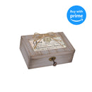 Cottage Garden You are A Blessing to Us All Grey Locket Petite Music Box Plays Friend in Jesus