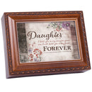 Daughter I Held You Wood Grain 9 X 7 Mdf Wood Musical Box Plays Tune Friend In Jesus