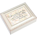 Granddaughter Promise Of Tomorrow Ivory 9 X 7 Mdf Wood Musical Box Plays Tune Ave Maria