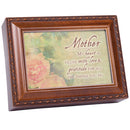Mother My Heart Is Filled Wood Grain 9 X 7 Mdf Wood Musical Box Plays Tune Great Is Thy Faithfulness