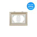 Dear Aunt Champagne Silver Music Box/Jewelry Box Plays You Light Up My Life