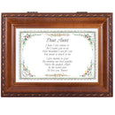 Cottage Garden Dear Aunt Woodgrain Music Box Plays Light Up My Life
