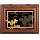 Cottage Garden Friendship Woodgrain Music Box Plays Friends are for