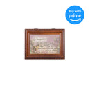 Cottage Garden Music Box - Daughter Joy Plays You Light Up My Life with Woodgrain Finish