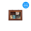 Cottage Garden Family Woodgrain Traditional Music Box Plays Edelweiss