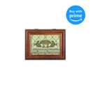 Love Loyalty Woodgrain Music Box / Jewelry Box Plays Irish Lullaby