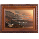 Cottage Garden Raise You Up Woodgrain Music Box/Jewelry Box Plays On Eagles Wings