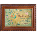 Daughter-in-Law Rich Woodgrain Finish Jewelry Music Box - Plays You Light Up My Life