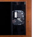 Cottage Garden Wings of Gold Within Heart Woodgrain Rope Trim Music Box Plays Amazing Grace