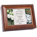 You Are My Love Life  Distressed Brown 8 x 6 Music Box Plays Tune Feel The Love