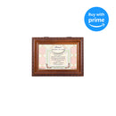 Daughter in Law Friend Treasure Woodgrain Rope Trim Jewelry Music Box Plays Friend in Jesus