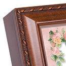 Mom How Special to Me Woodgrain Rope Trim Jewelry Music Box Plays Wind Beneath My WIngs