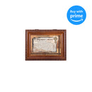 Broken Chain Inspirational Woodgrain Traditional Music Box Plays Amazing Grace