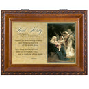 Cottage Garden Hail Mary Woodgrain Music Box/Jewelry Box Plays Ave Maria