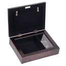 Proverbs 31 Woman Distressed Burlwood Finish Jewelry Music Box Plays Amazing Grace