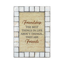 Friendship is the Best Mother of Pearl Grey Brush 5 x 7 Photo Frame