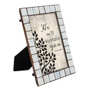 Sustain You Mother of Pearl Amber Photo Frame Holds 5x7 Photo