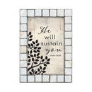 Sustain You Mother of Pearl Grey   Framed Wall Or Tabletop Art - Holds 5x7 Photo