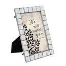 Sustain You Mother of Pearl Grey Photo Frame Holds 5x7 Photo