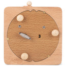 Cottage Garden Eiffel Tower Car Woodgrain 17 inch Beech Wind-Up Musical Figurine