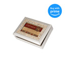 Confirmation Ornate Champagne Silver Music Box/Jewelry Box Plays Amazing Grace