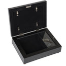 Daughter You Have Added so Much Beauty & Joy, Matte Black with Ornate Silver Inlay, Jewelry Music Box - Plays You Are My Sunshine